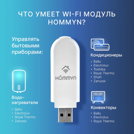 Модуль Wi-Fi Hommyn HDN/WFN-02-01