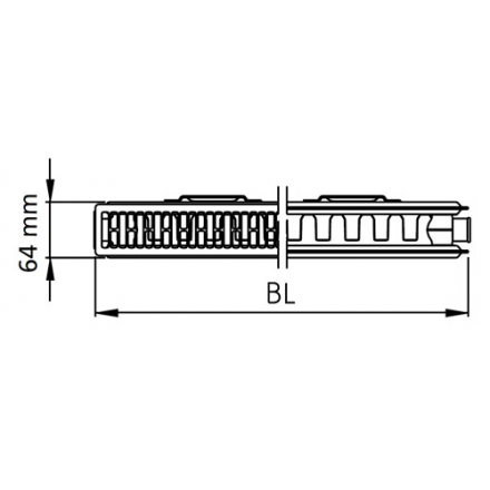 Радиатор стальной Kermi Kompakt 12600500