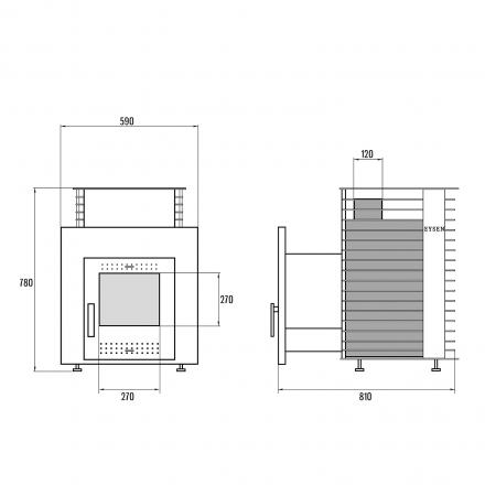 Печь для бани Eysen 180 RELAX
