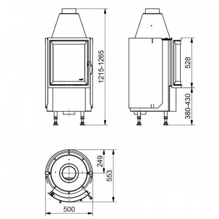 Каминная топка HARK Radiante 60 RK ECOplus